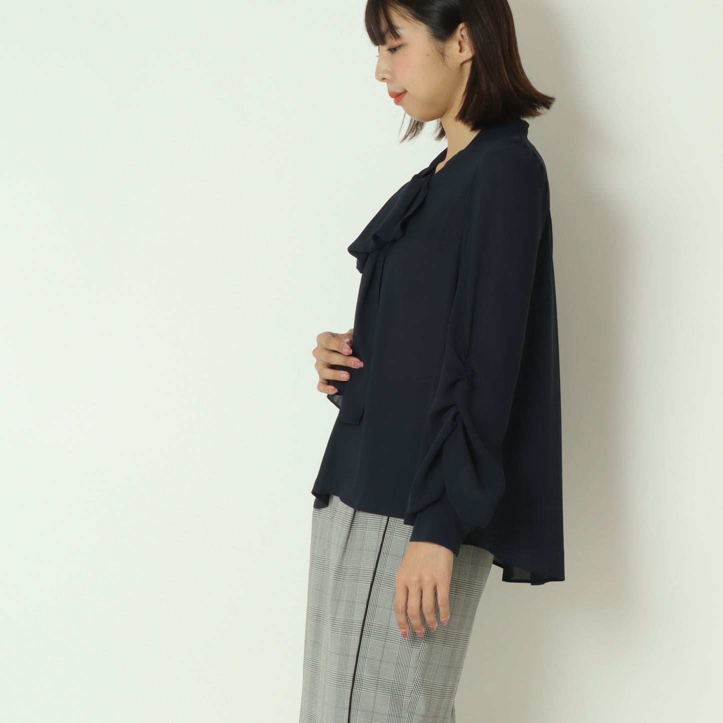 シフォンボウタイブラウス  C7546555