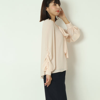 シフォンボウタイブラウス  C7546555