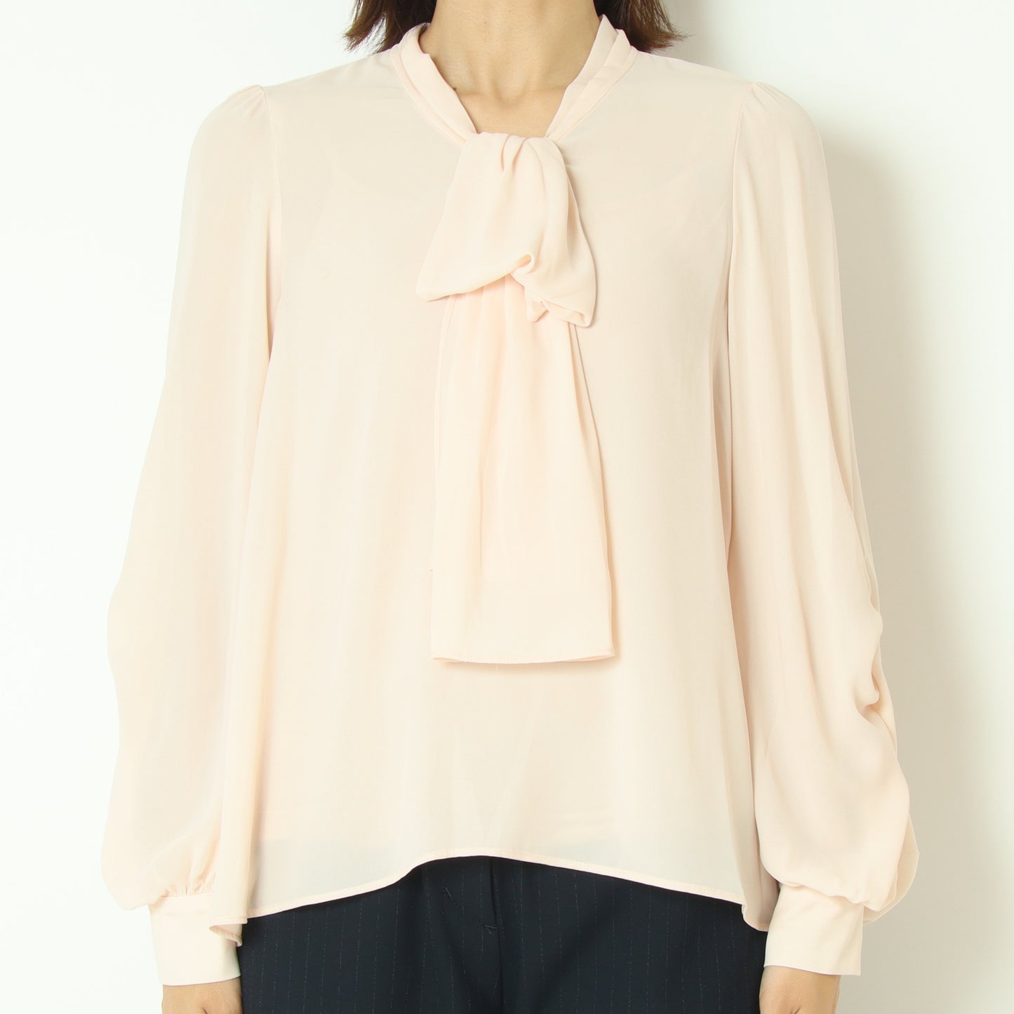 シフォンボウタイブラウス  C7546555