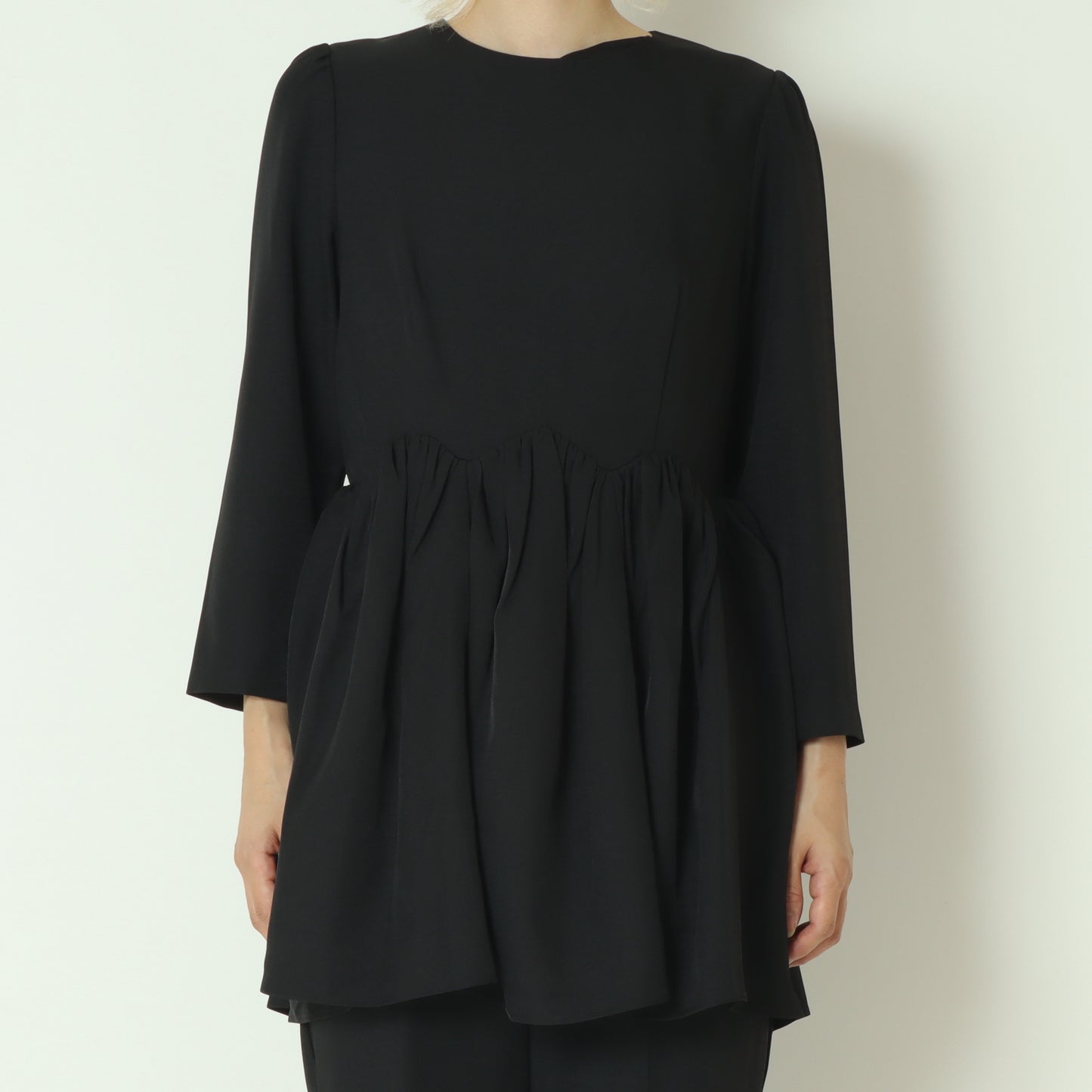 フレアペプラムブラウス   C7546560