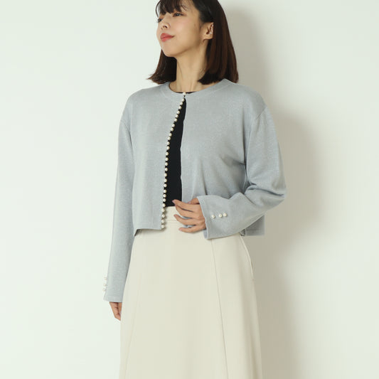 メタリックカーディガン C7544553