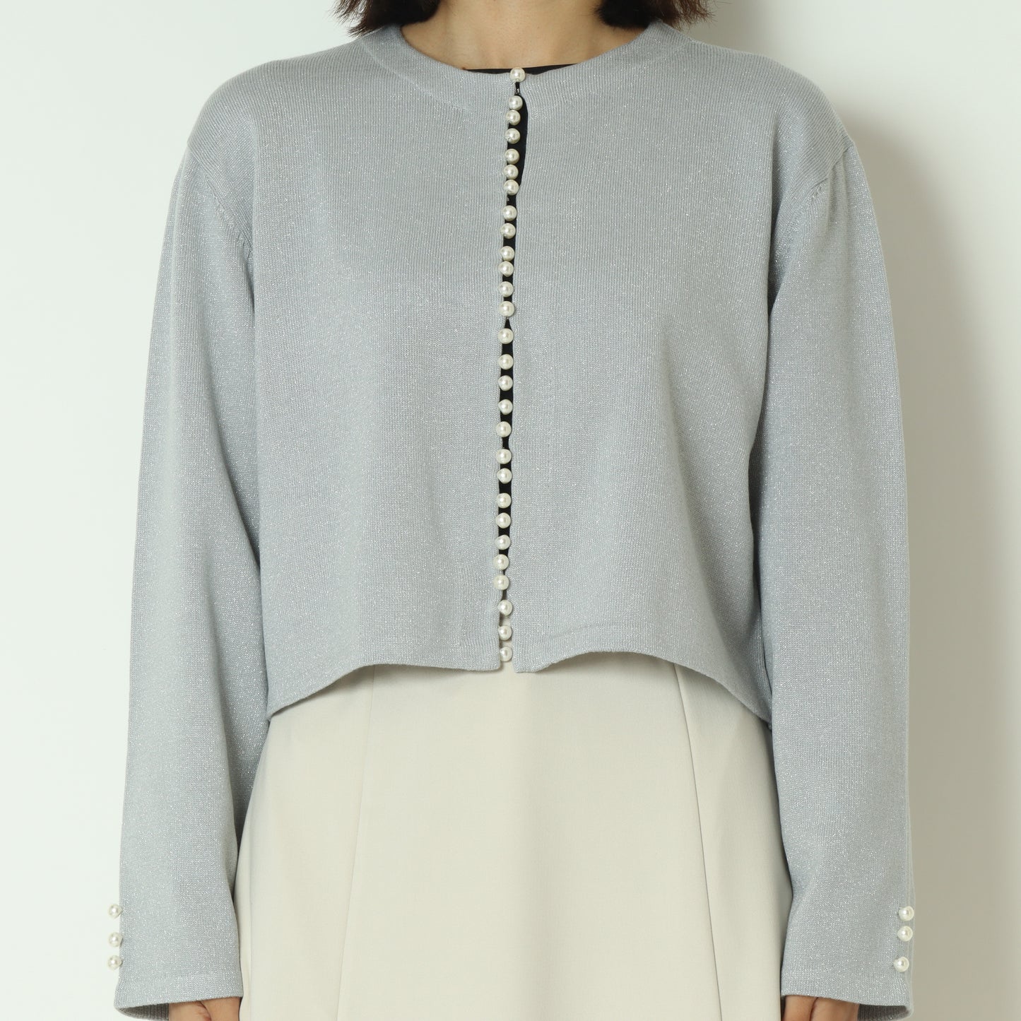 メタリックカーディガン C7544553