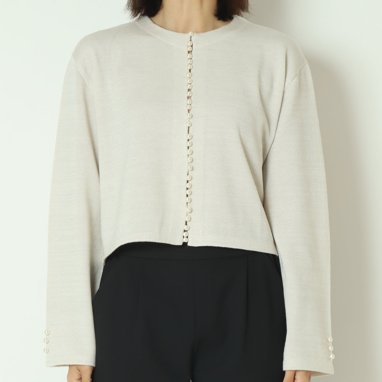 メタリックカーディガン C7544553