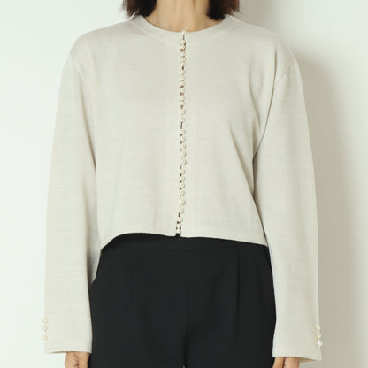 メタリックカーディガン C7544553