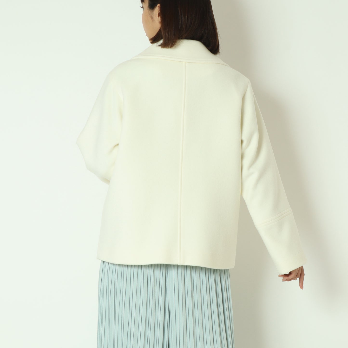 スーパー100 テーラード ピーコート 252A3308