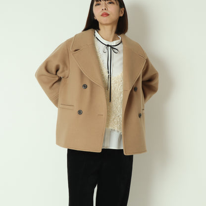 スーパー100 テーラード ピーコート 252A3308