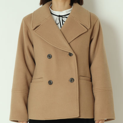 スーパー100 テーラード ピーコート 252A3308