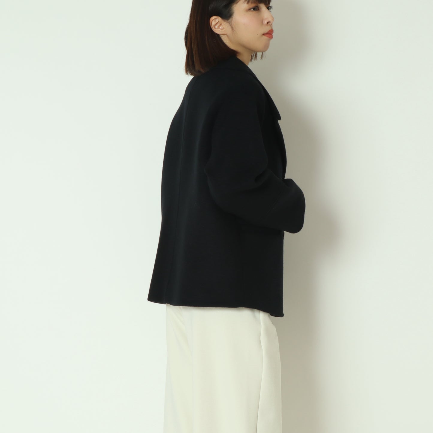 スーパー100 テーラード ピーコート 252A3308