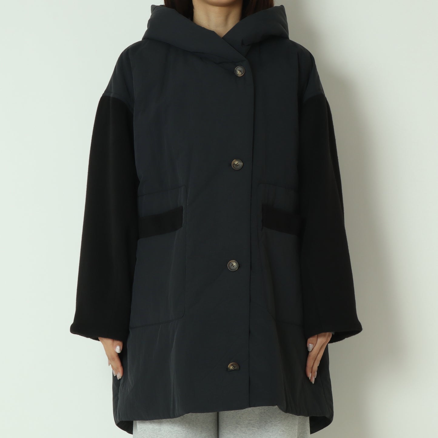 中綿入りロングコート 252A3311