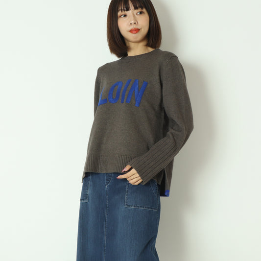 刺繍ロゴニット  530007