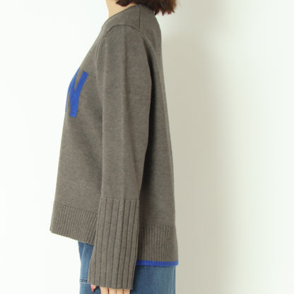 刺繍ロゴニット  530007