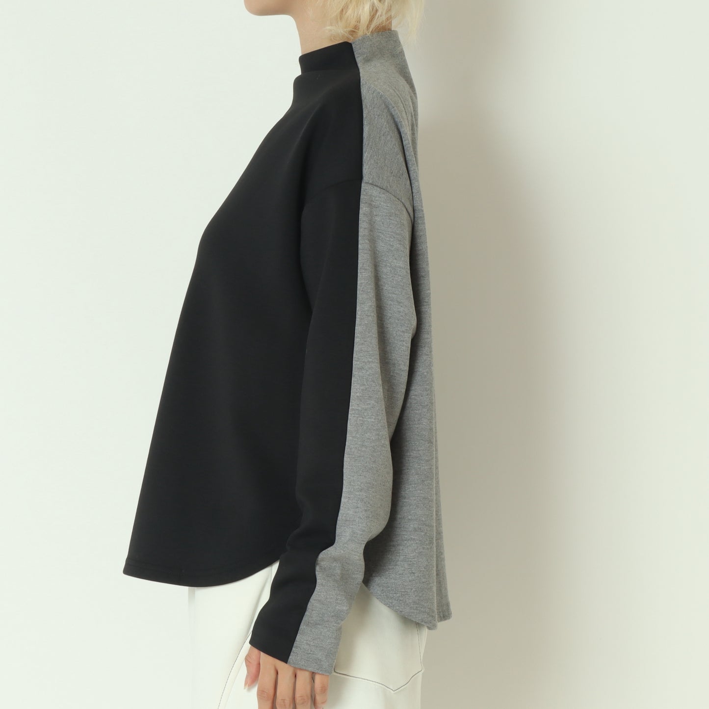 前後2wayハイネックカットソー  540102