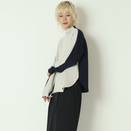 前後2wayハイネックカットソー  540102