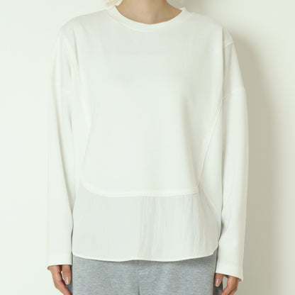 異素材ドッキングプルオーバー   541102