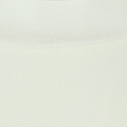 リブモックネックドロップショルダープルブラウス 541201