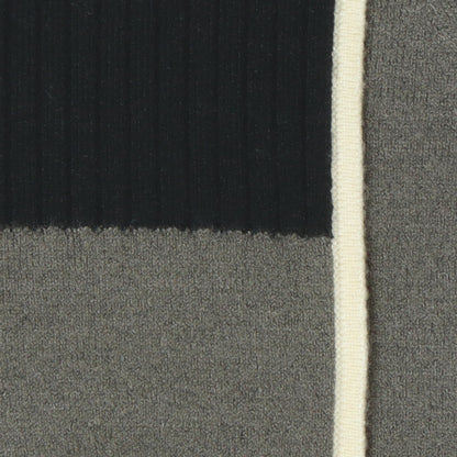 バイカラーパイピングハイネックニット  540003