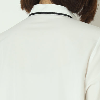 ジョーゼット細パイピングブラウス  550202