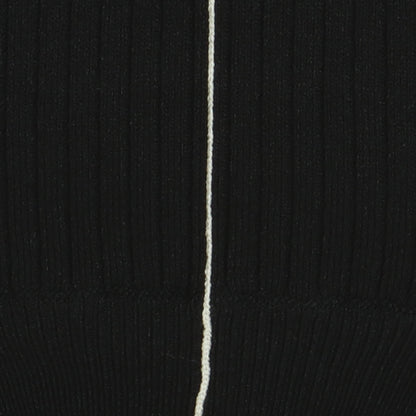 ダブル切り替え配色ラインリブニット 550001