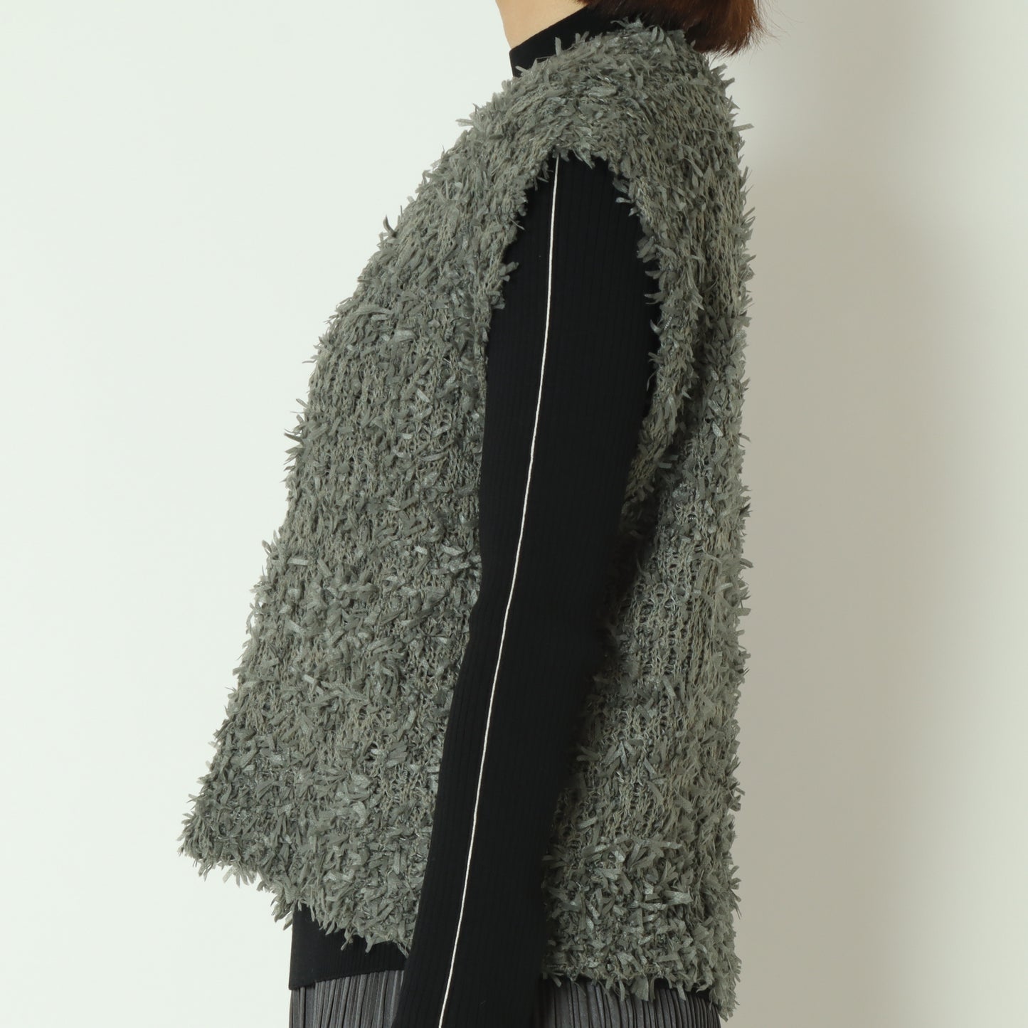 テープヤーンVネックベスト 551001