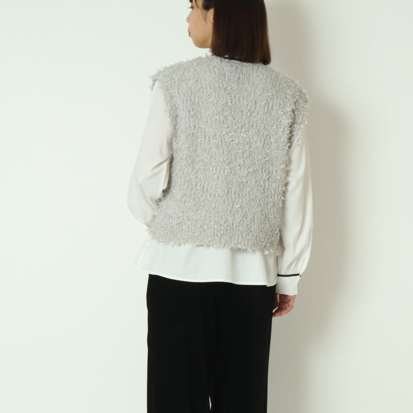 テープヤーンVネックベスト 551001