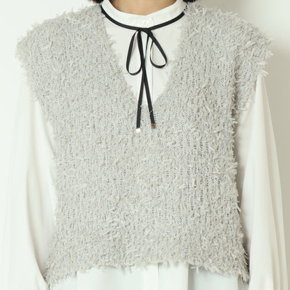 テープヤーンVネックベスト 551001