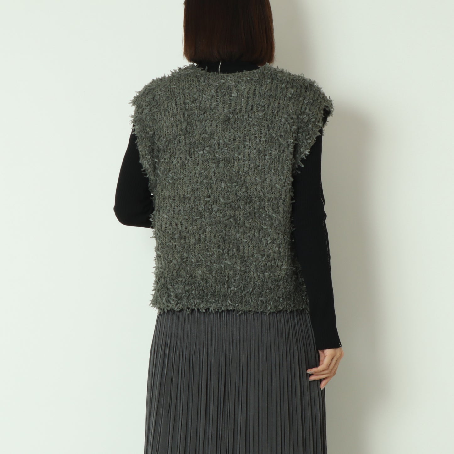 テープヤーンVネックベスト 551001