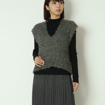 テープヤーンVネックベスト 551001