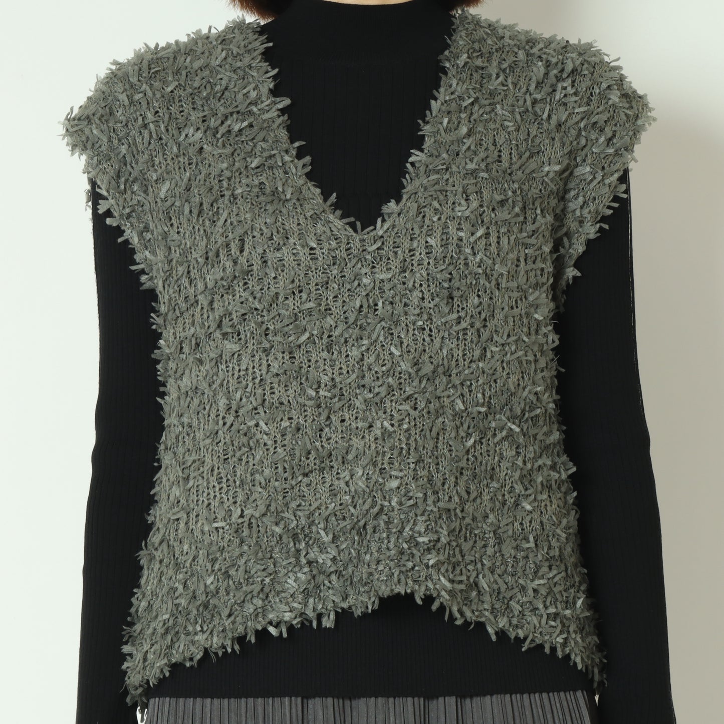 テープヤーンVネックベスト 551001