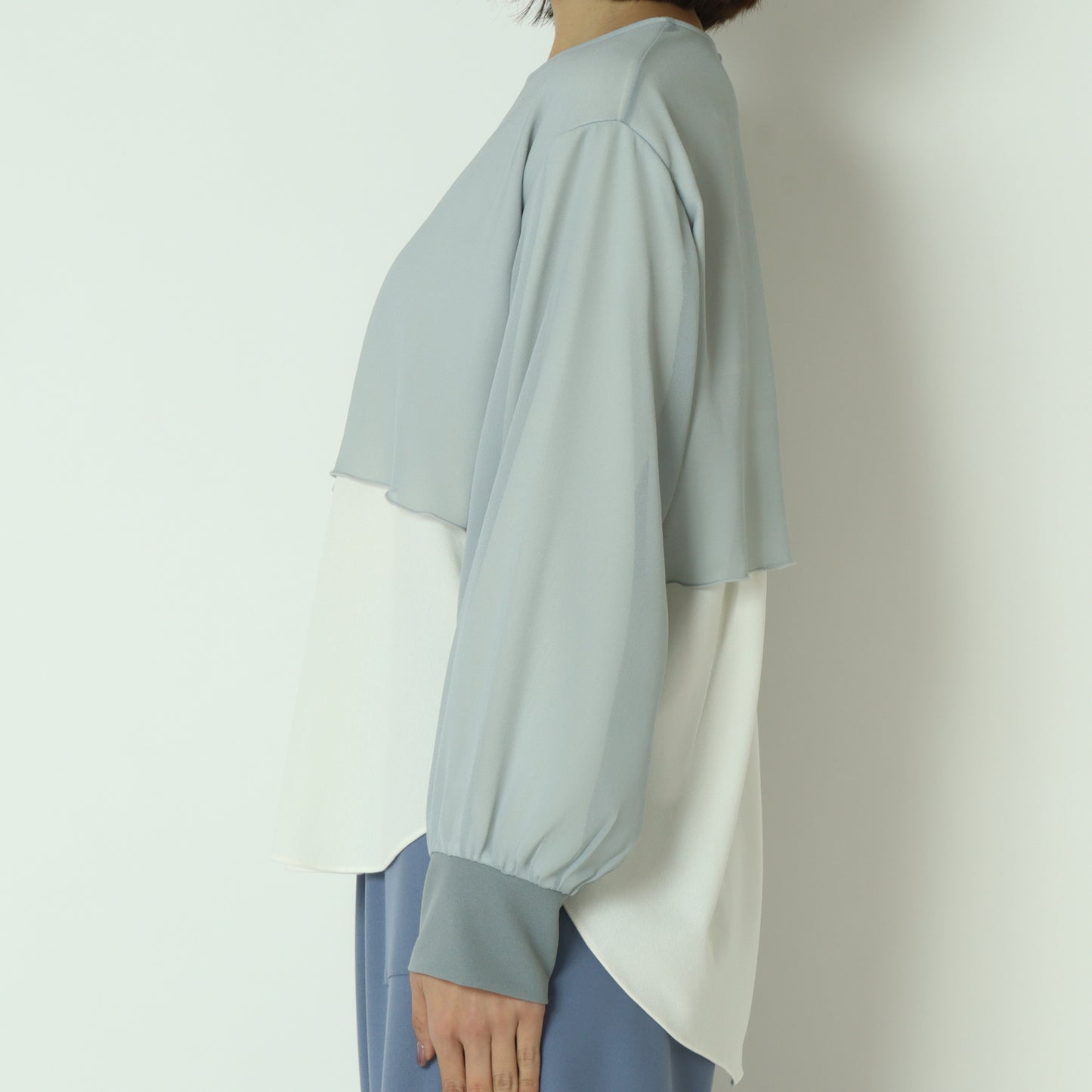 シアーレイヤードブラウス  551202