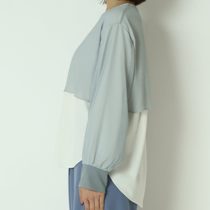 シアーレイヤードブラウス  551202