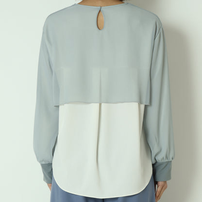 シアーレイヤードブラウス  551202