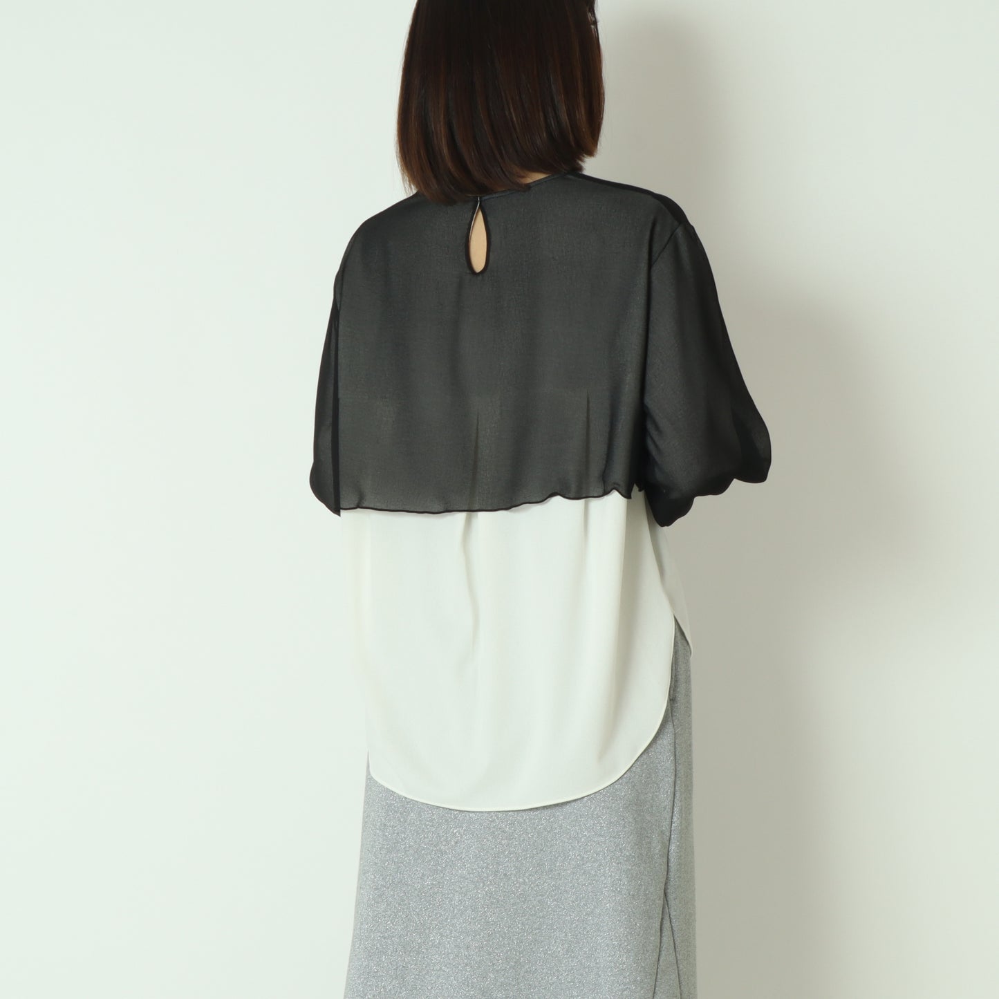 シアーレイヤードブラウス  551202