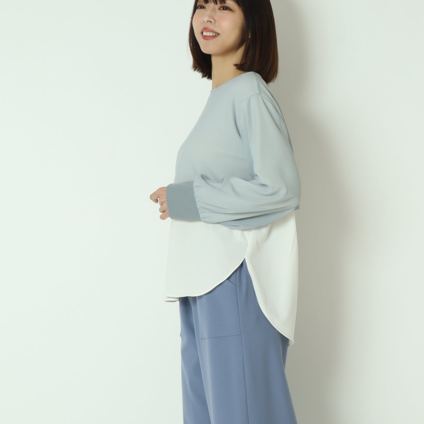 シアーレイヤードブラウス  551202