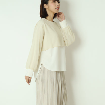 シアーレイヤードブラウス  551202