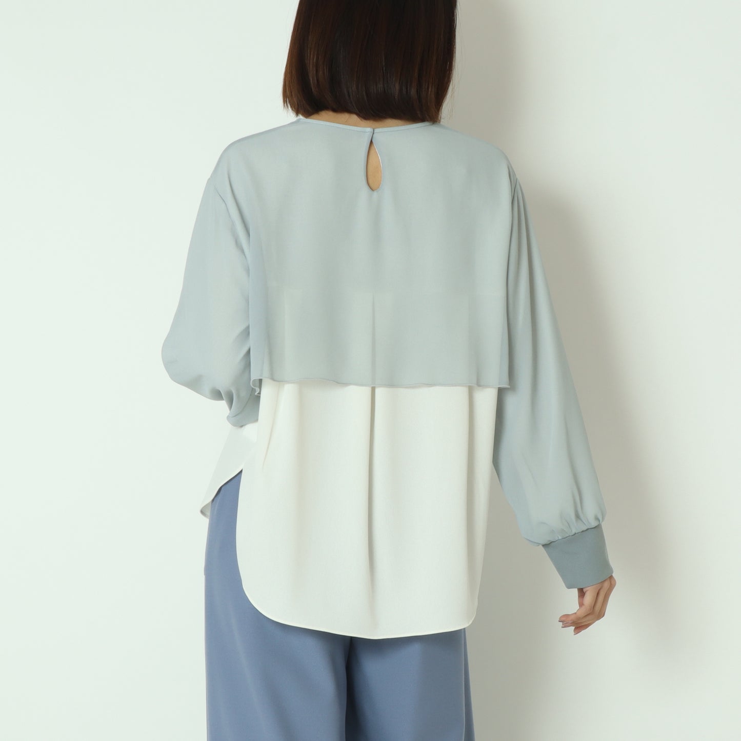 シアーレイヤードブラウス  551202