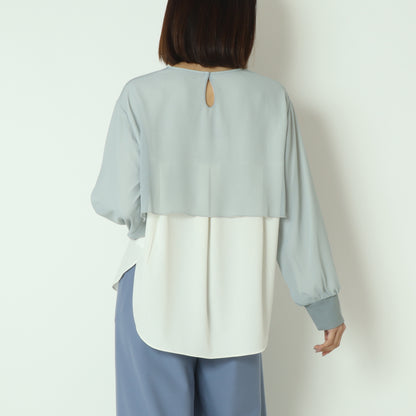 シアーレイヤードブラウス  551202