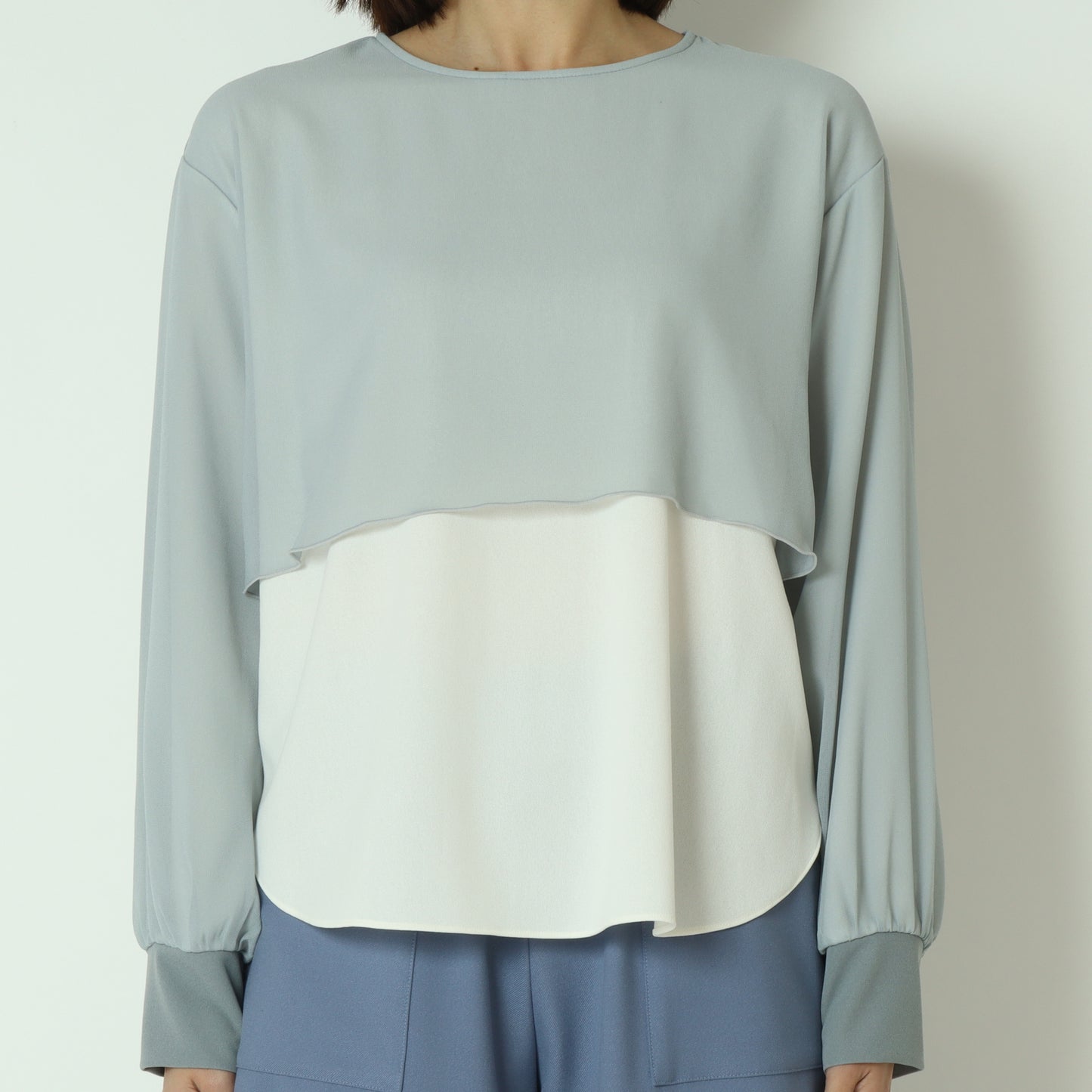 シアーレイヤードブラウス  551202