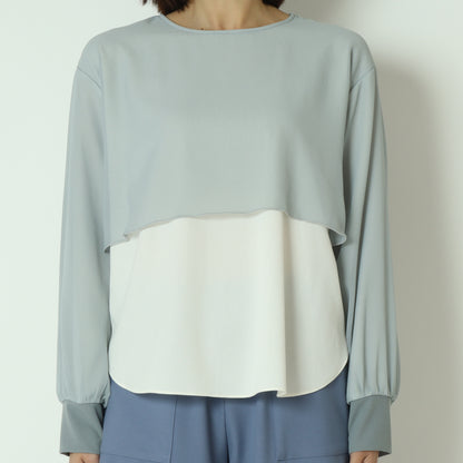 シアーレイヤードブラウス  551202