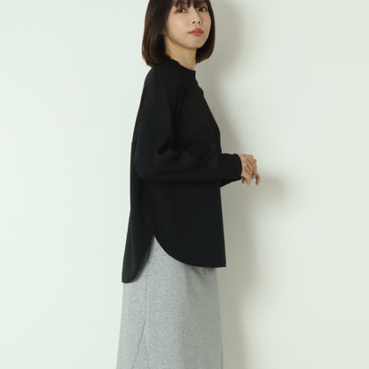 リブ切替デザインカットソー  551103