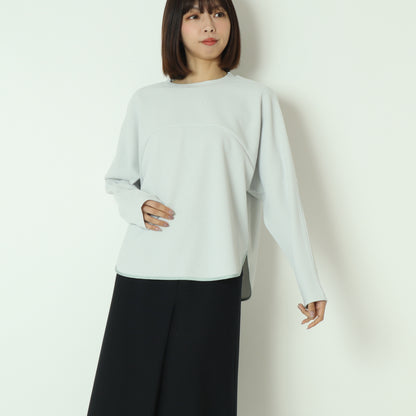 配色パイピング切り替えカットソー  551102