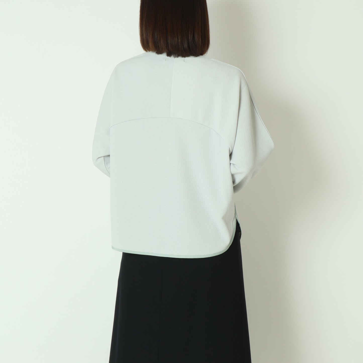 配色パイピング切り替えカットソー  551102