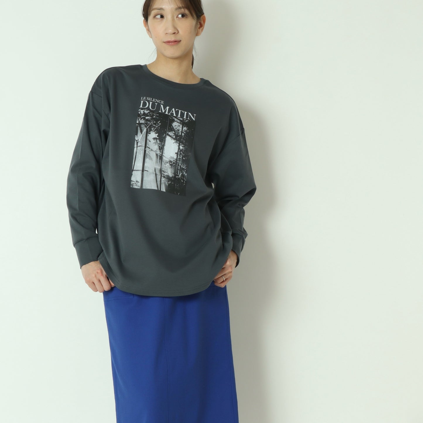 2way長袖プリントTシャツ　80256502