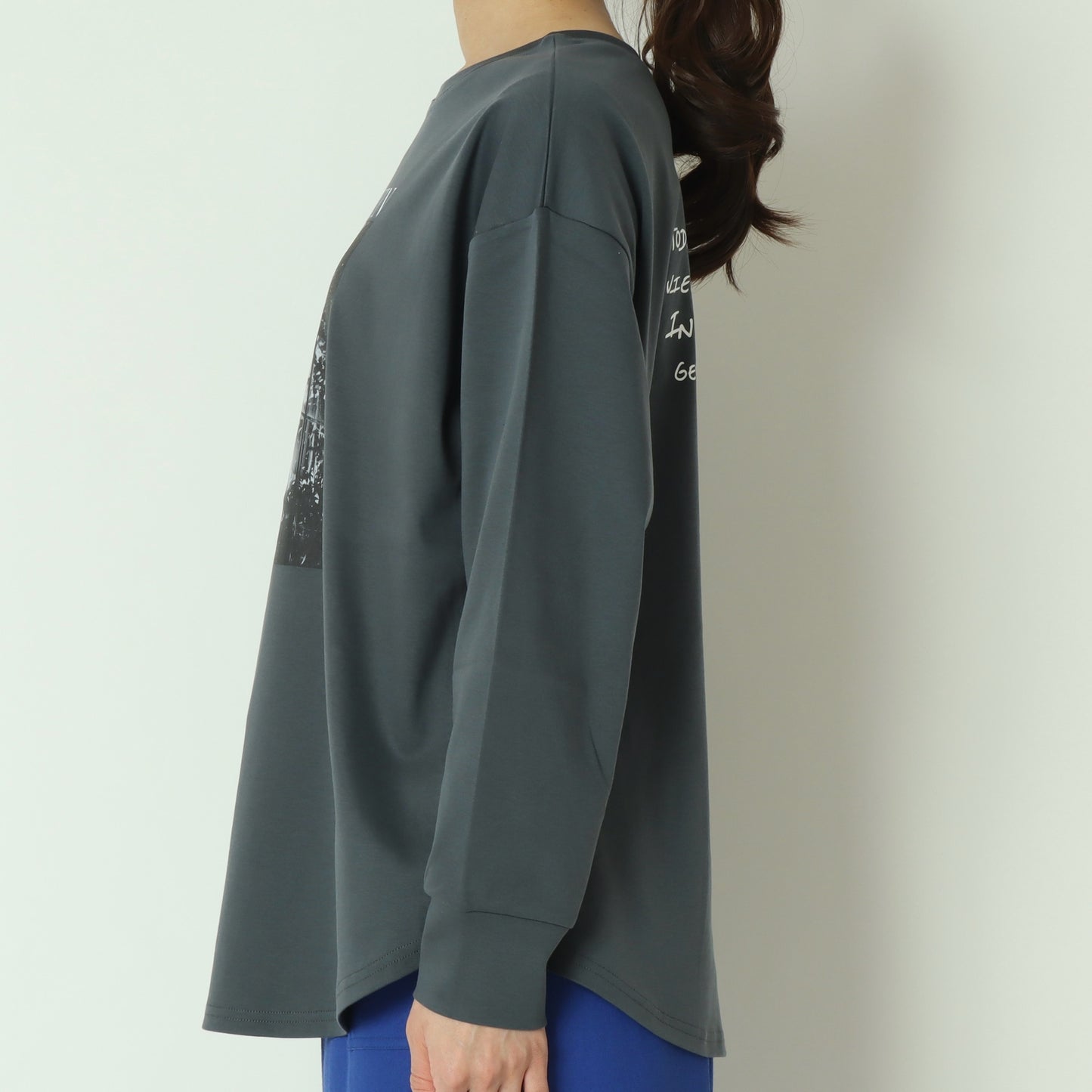 2way長袖プリントTシャツ　80256502