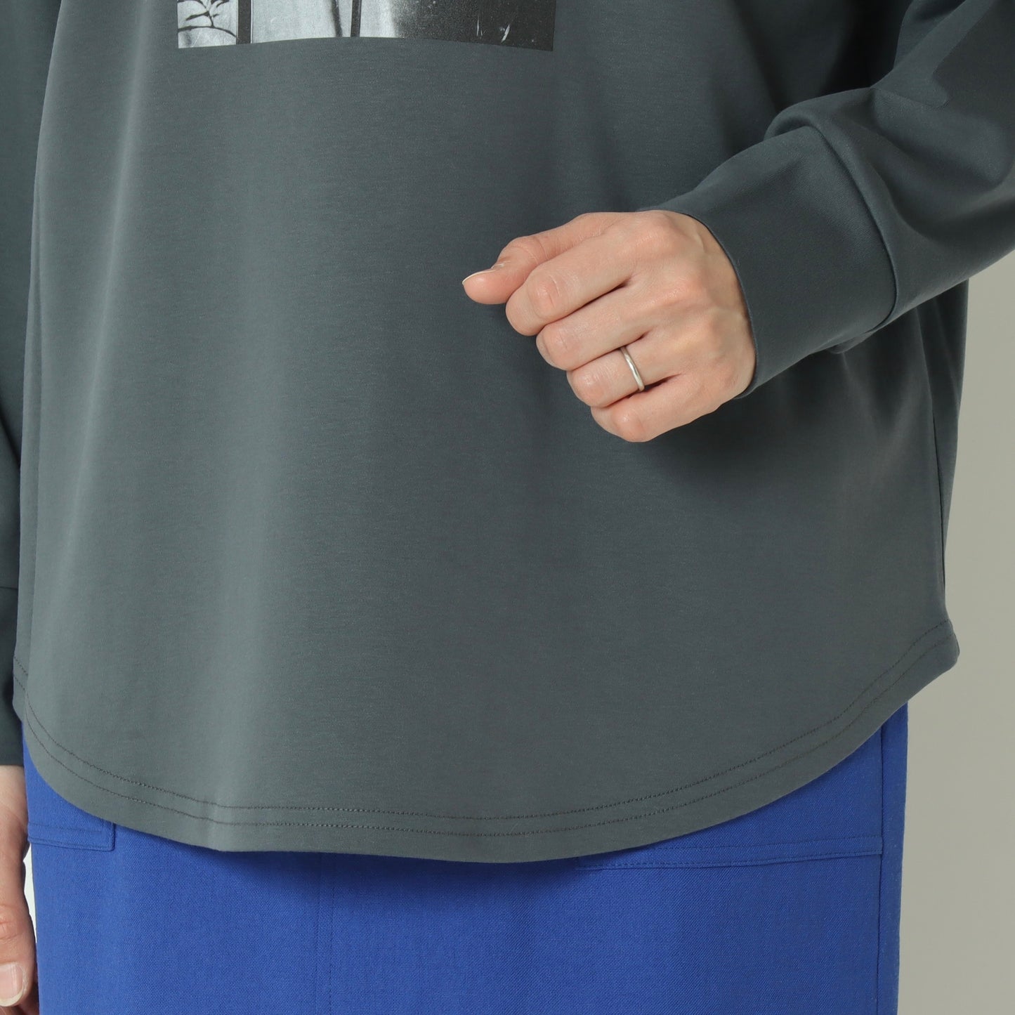 2way長袖プリントTシャツ　80256502