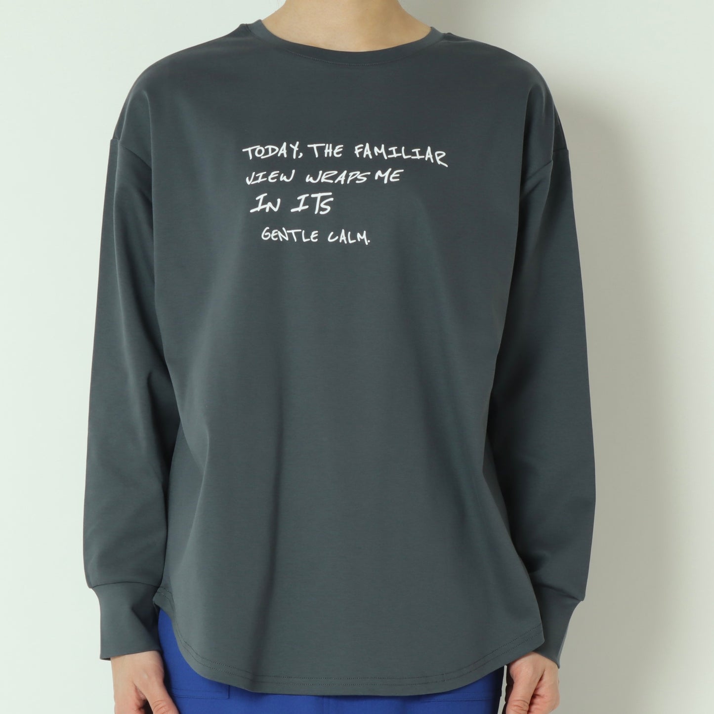 2way長袖プリントTシャツ　80256502