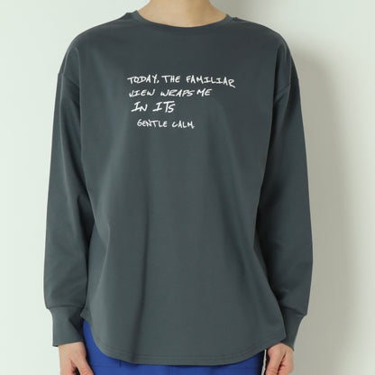 2way長袖プリントTシャツ　80256502