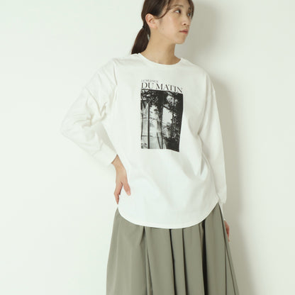 2way長袖プリントTシャツ　80256502