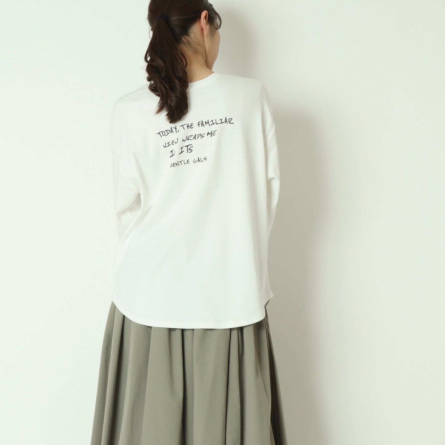 2way長袖プリントTシャツ　80256502