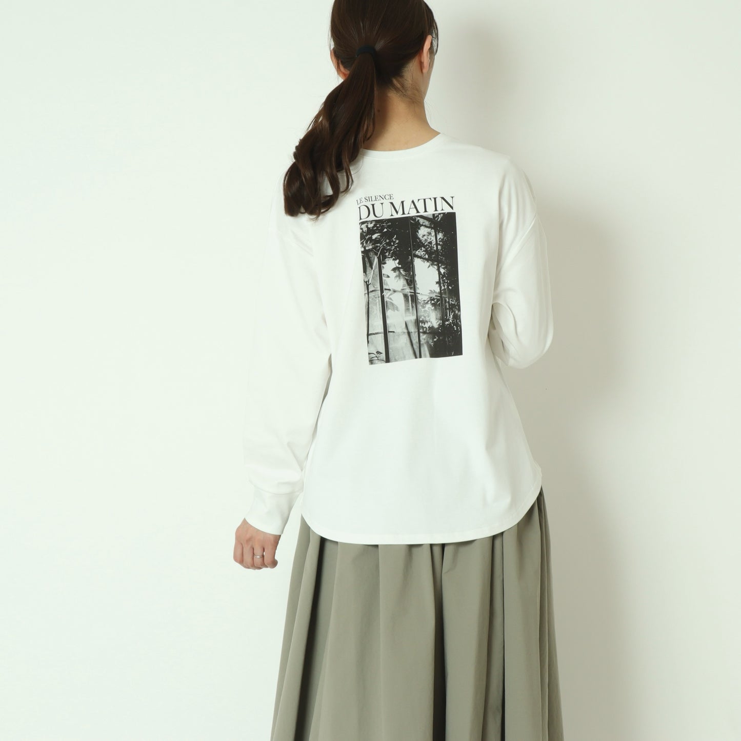 2way長袖プリントTシャツ　80256502