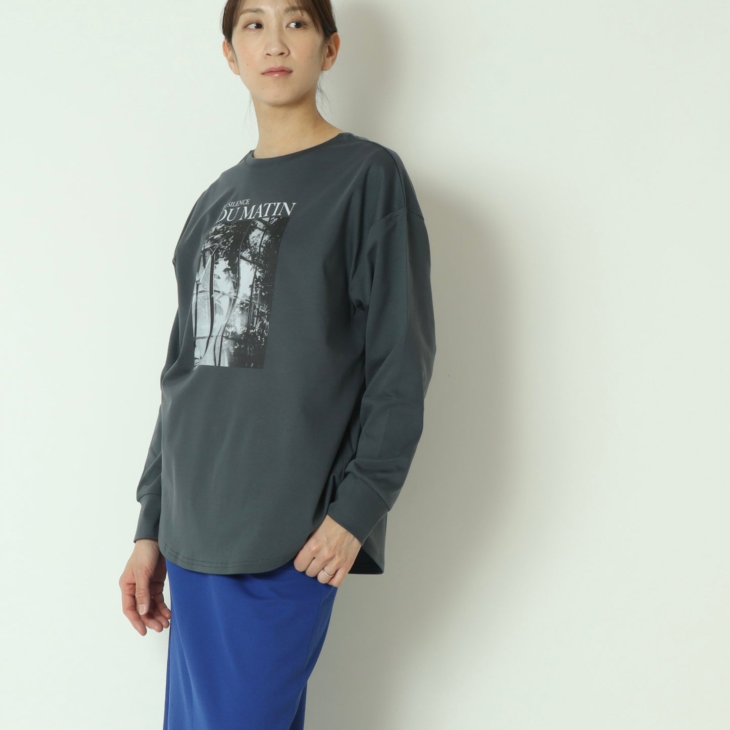 2way長袖プリントTシャツ　80256502